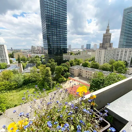 Soul & Skyline, 3-room In Heart - Panoramic View Lägenhet Warszawa